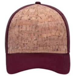 OTTO CAP 6 Panel Low Profile Crk/Bg Mrn Mesh Back Trucker Hat Bg Mrn/ OSFM - Adult