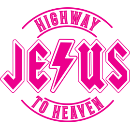 Highway to Heaven Jesus 4"L x 3.5"H