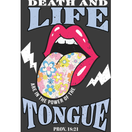 Death and life of the Tongue 10"L x 15"H