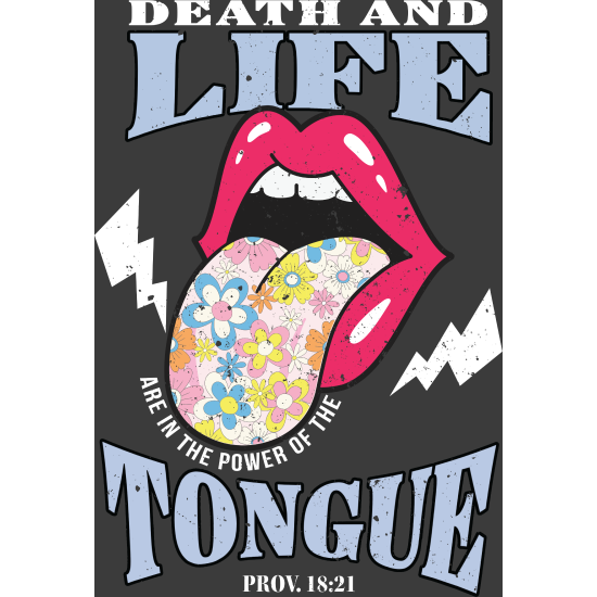Death and life of the Tongue 10"L x 15"H