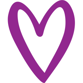 Heart Outline 2.25"L x 2.5"H