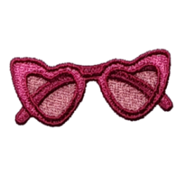 Pink Light Pink Dark Pink Outline Sunglasses I/O