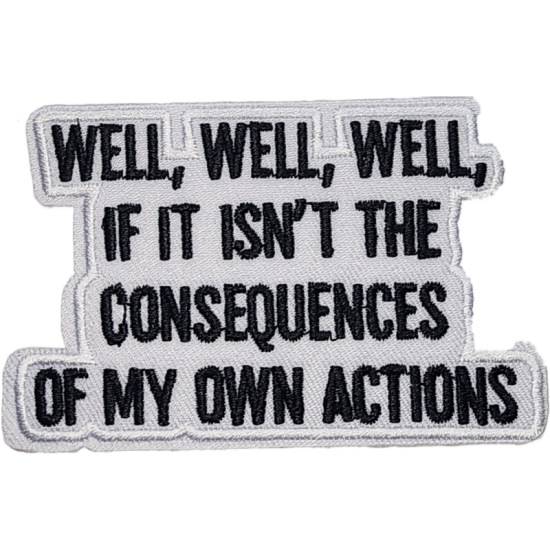 White Black Outline Text with Quote I/O