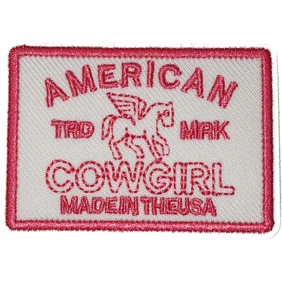 White Pink Outline Horse with Wings I/O