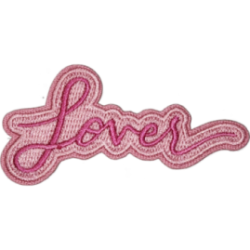 Pink Outline Text Lover I/O