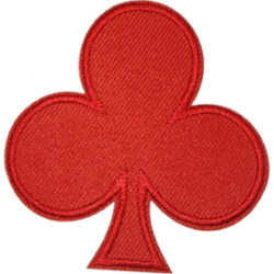 Red Red Outline Clover with I/O