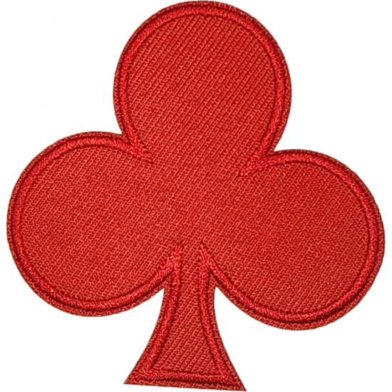 Red Red Outline Clover with I/O
