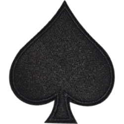 Black Outline Spade I/O