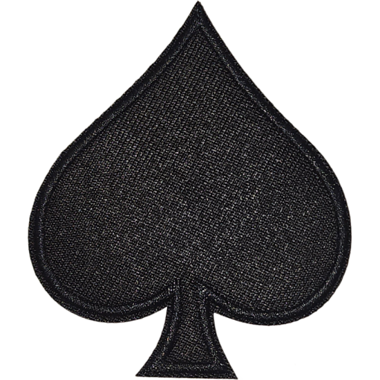 Black Outline Spade I/O