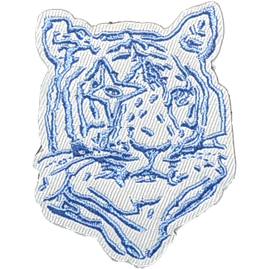 White Blue Outline Tiger I/O