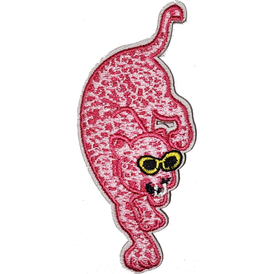 Pink Black White Outline Cat with Sunglasses I/O