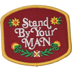 Red Yellow Green White Outline Text Stand By Your MAN I/O