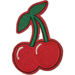 Red Green Outline Cherries with Highlights I/O