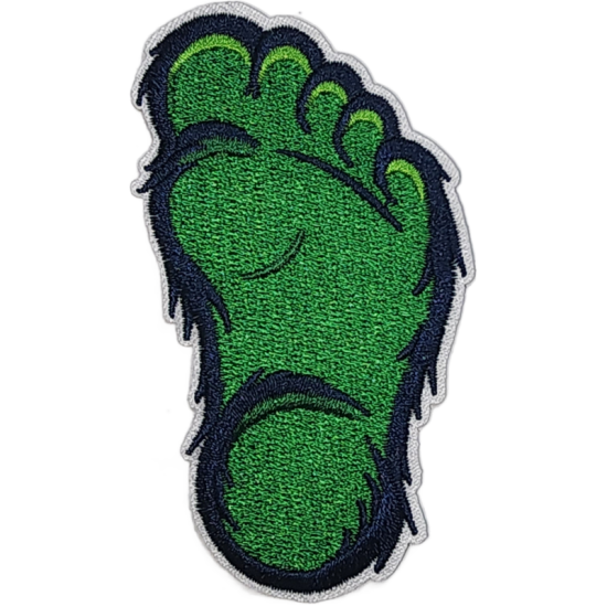 Green Black Outline Footprint I/O