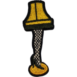 Yellow Green Black Outline Lamp with Fishnet Stocking I/O
