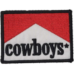 Red White Black Border Marlboro Style COWBOYS I/O