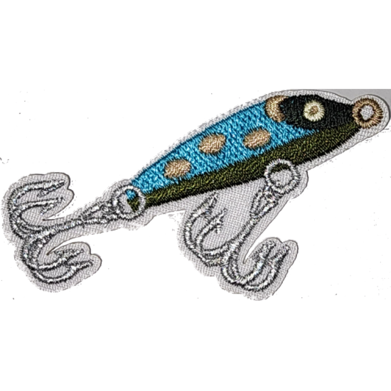 Blue Black Gold Silver Fishing Lure I/O