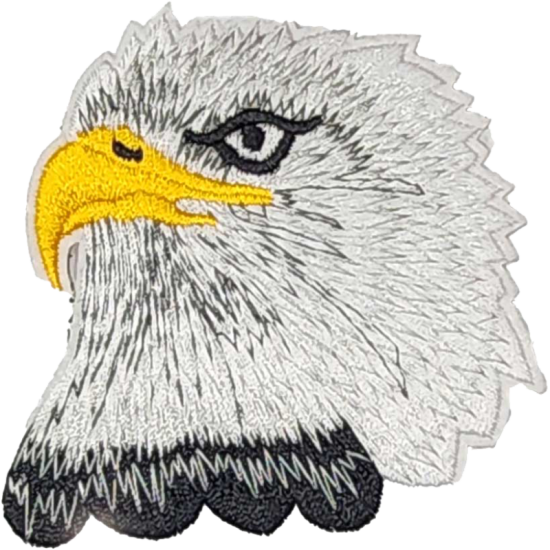 White Black Grey Gold/Yellow Bald Eagle I/O