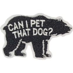 Black White Text Bear with Quote I/O