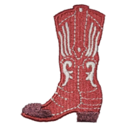 Mauve Pink/Brown Cowgirl Boot I/O